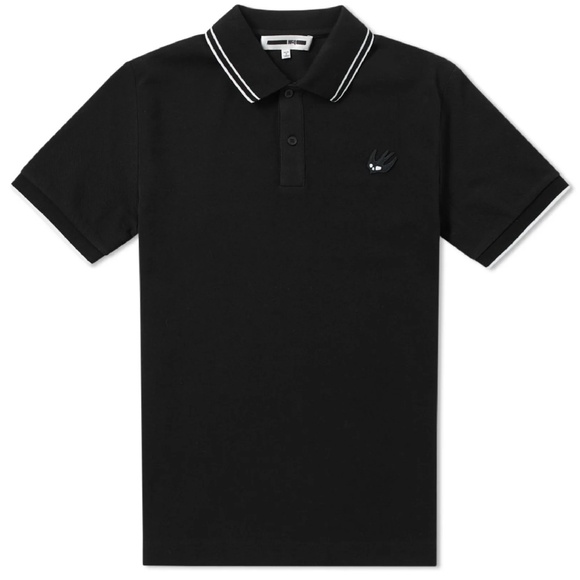 McQ By Alexander McQueen Tipped Swallow POLO - Picture 1 of 11